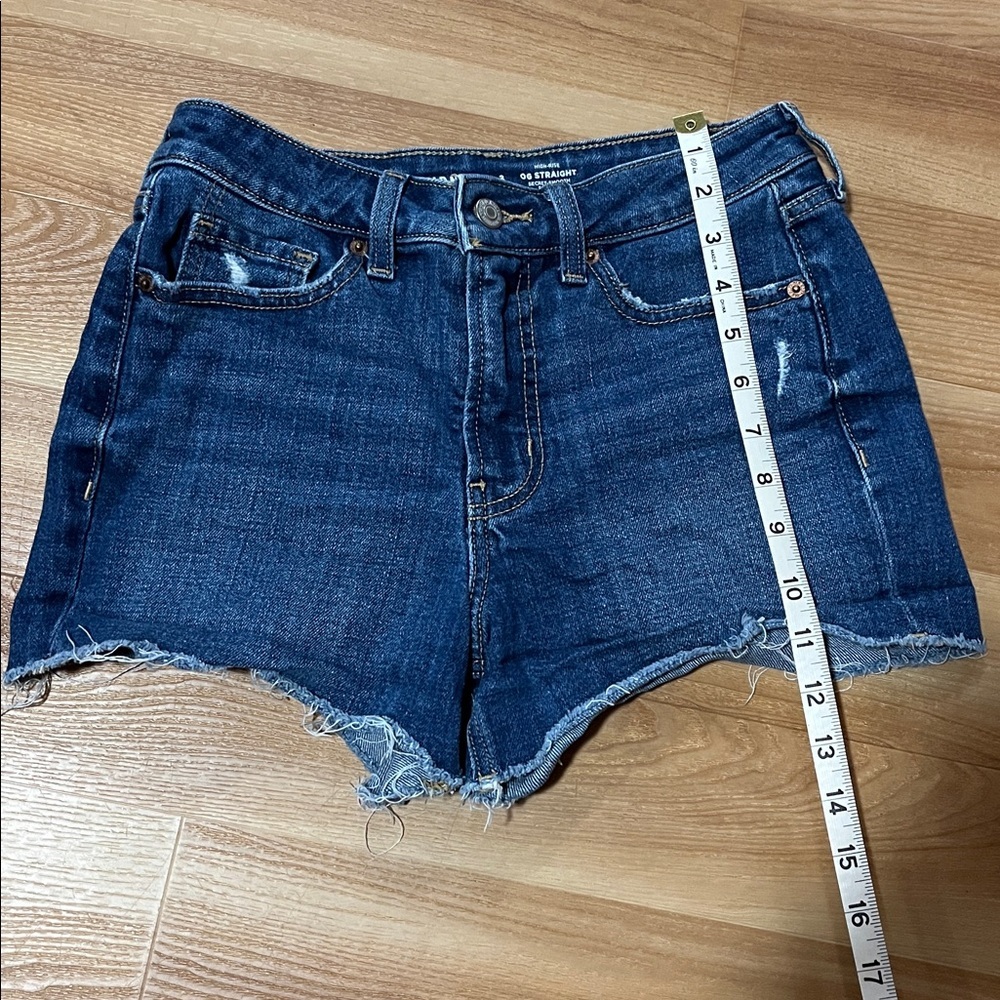 Old Navy Dark Blue Jean Shorts - Picture 4 of 6